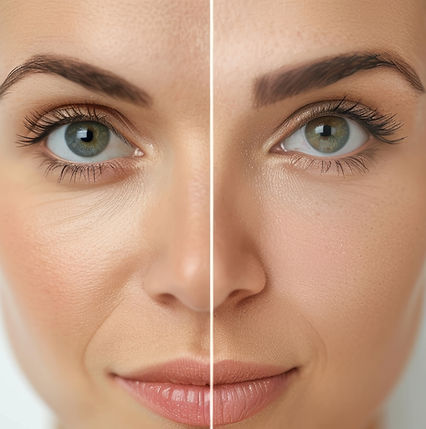 Before and after Selphyller Gel treatment